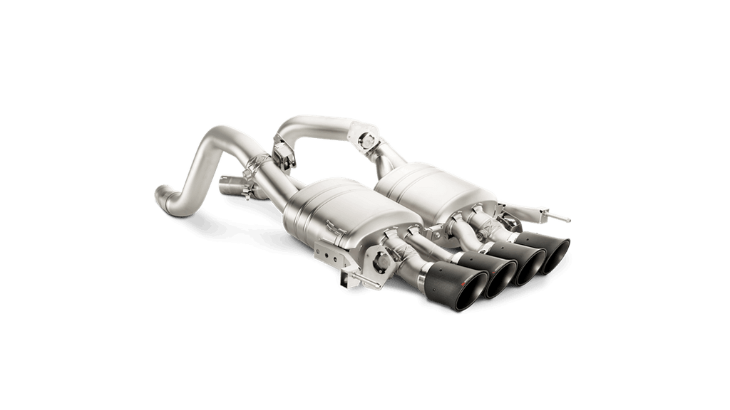 Akrapovic Slip-On Line (Titanium) w/Carbon Tips for 2014-19 Chevrolet Corvette Stingray/Grand Sport