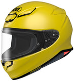 Shoei RF-1400 Soild Brilliant Yellow Full Face Motorcycle Helmet