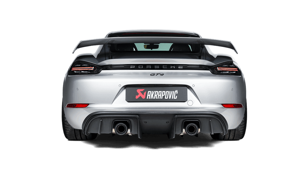 Akrapovic Slip-On Race Line (Titanium) for 2020-21 Porsche Cayman GT4 / GTS4 / Spyder / Boxster GTS4