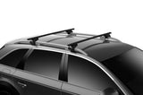 Thule SquareBar Load Bars for Evo Roof Rack System (2 Pack) - Black