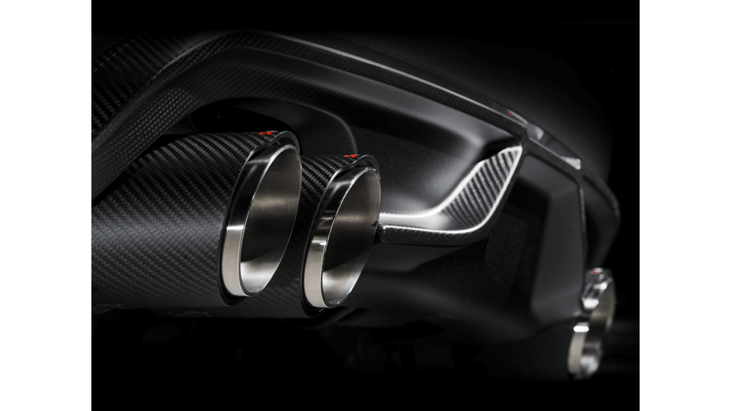 Akrapovic 15-17 BMW X5M (F85) Evolution Line Cat Back (Titanium) w/ Carbon Tips