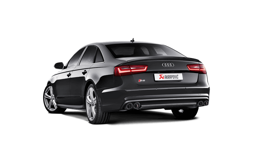 Akrapovic  Evolution Line Cat Back (Titanium) w/ Carbon Tips for Audi S6 (C7)