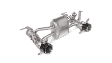 Carica l&#39;immagine nel visualizzatore di Gallery, Akrapovic Slip-On Line (Titanium)  Carbon Tips for 2016-20 Ferrari 488 GTB/488 Spider
