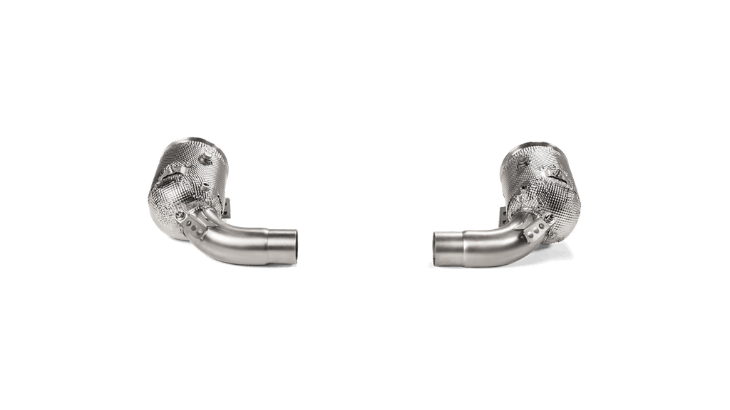 Akrapovic Link-Pipe Set w/Catalytic Converter for 2019-2024 Porsche 911 Carrera
