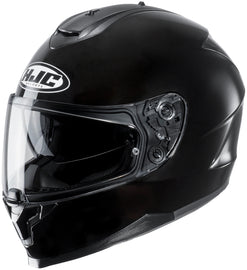 HJC C70 Solid Black Full Face Motorcycle Helmet img