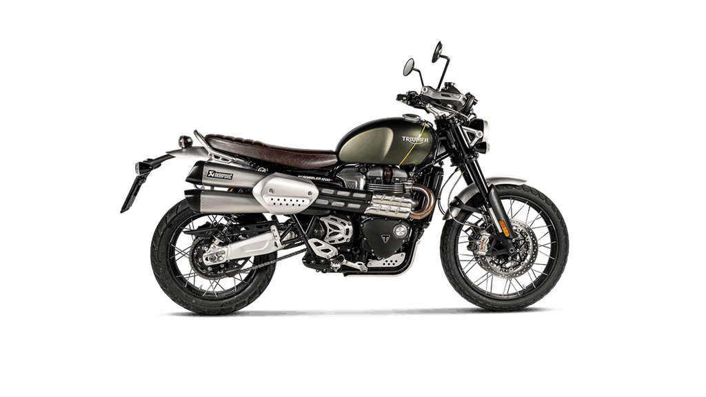 Akrapovic Slip-On Exhaust for 2019- 2020 Triumph Scrambler 1200 XC / EX
