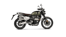 Charger l&#39;image dans la galerie, Akrapovic Slip-On Exhaust for 2019- 2020 Triumph Scrambler 1200 XC / EX