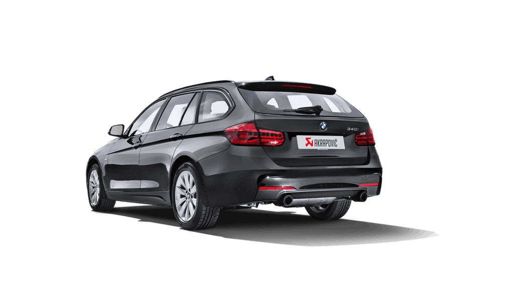Akrapovic Evolution Line Cat Back (SS) w/ Carbon Tips (Req. Link Pipe) for 2016-19 BMW 340i (F30, F31) & BMW 440i (F32, F33, F36)