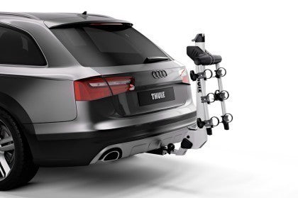 Thule Helium Pro - Hanging Hitch Bike Rack w/HitchSwitch Tilt-Down - Silver