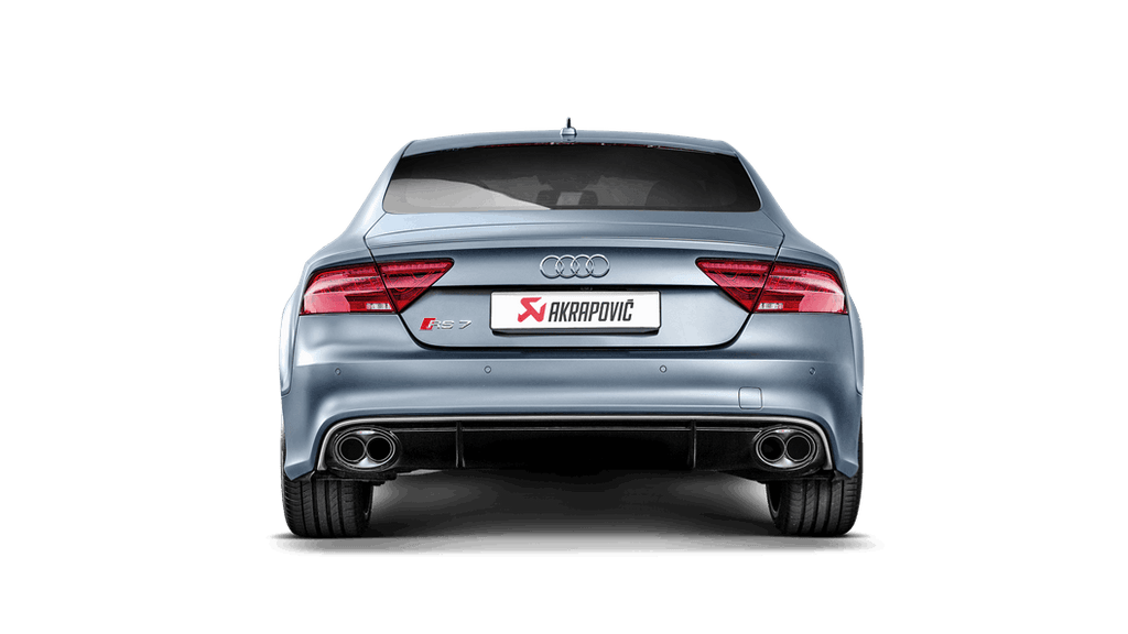 Akrapovic 14-17 Audi RS7 Sportback (C7) Evolution Line Cat Back (Titanium) w/ Carbon Tips