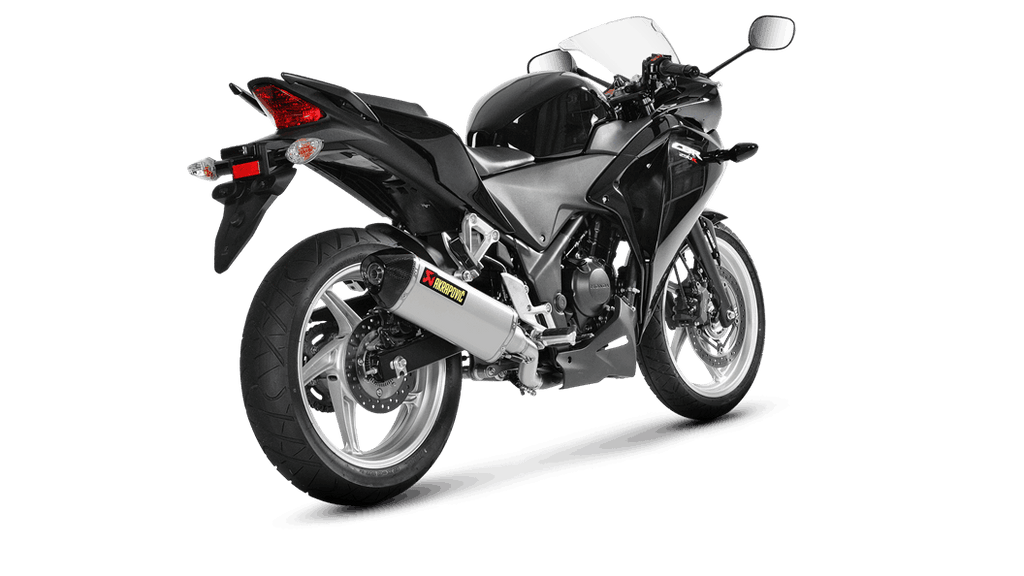 Akrapovic Homologated Slip-On Exhaust Honda CBR250R 2011-2013 - (MPN # S-H25SO1-HRSS)
