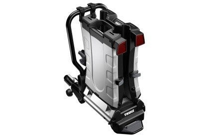 Thule EasyFold XT 2 - Fully Foldable Platform Hitch Bike Rack - Black/Silver
