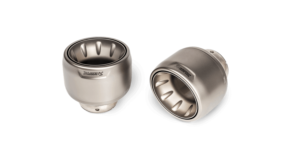 Akrapovic Tail Pipe Set (Titanium) for 2020+ Porsche Cayman GT4 (718)