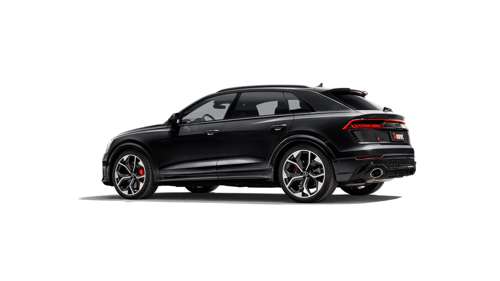 Akrapovic Evolution Line Cat Back (Titanium) w/Carbon Fiber/Titanium Tips for 2020+ Audi RS Q8 (4M)