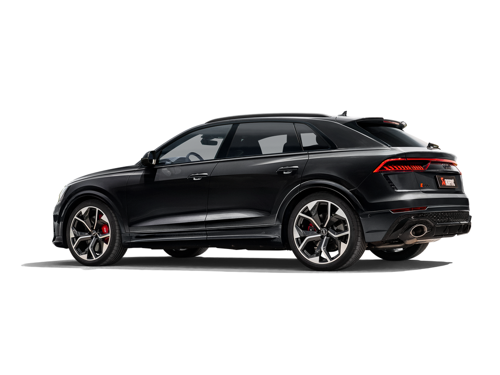 Akrapovic Evolution Line Cat Back (Titanium) w/Carbon Fiber/Titanium Tips for 2020+ Audi RS Q8 (M4) img3