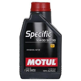 Motul 8100 X-Clean+ SPECIFIC 504 00 507 00 - SAE 5W30 Engine Oil image 1