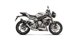 Akrapovic Homologated Slip-On Exhaust for 2017-2020Triumph Street Triple 765