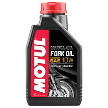 Load image into Gallery viewer, Motul Suspension FORK OIL Factory Line MEDIUM 10W - Synthetic Ester image 1
