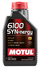 Load image into Gallery viewer, Motul Technosynthese Engine Oil 6100 SYN-NERGY 5W30 - VW 502 00 505 00 - MB 229.5 image 1
