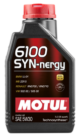 Motul Technosynthese Engine Oil 6100 SYN-NERGY 5W30 - VW 502 00 505 00 - MB 229.5 image 1