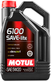 Motul Technosynthese Engine Oil 6100 SAVE-LITE 5W20 - Ford M2C 930-A 945-A API SN image 2