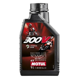 Motul 300V Factory Line 10W50 Synthetic Racing Oil image 1