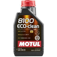 Load image into Gallery viewer, Motul 8100 0W20 Eco-Clean Synthetic Engine Oil image 2