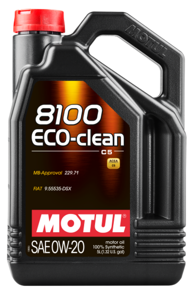 Motul 8100 0W20 Eco-Clean Synthetic Engine Oil image 1
