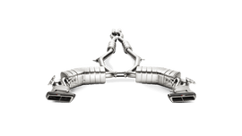 Akrapovic Evolution Line Titanium Cat Back w/ Carbon Tips (Req Link Pipe) for 2015-17 AMG S63 Coupe (C127)