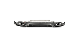 Akrapovic Rear Carbon Fiber Diffuser - Matte For 2014-15 Porsche 911 Turbo/Turbo S (991)