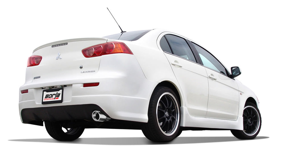 Borla Axle-Back Exhaust System for 2008-11 Mitsubishi Lancer DE/ES/GTS