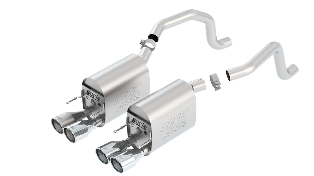 Borla Axle-Back Exhaust System ATAK For 2009-2013 Chevrolet Corvette