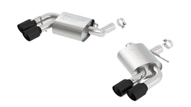 Borla S-Type Axle Back Exhaust System w/o Dual Mode Ceramic Black for 2016-21 Chevrolet Camaro SS AT/MT