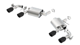 Borla ATAK Axle-Back Exhaust System w/ Dual Mode Valves Ceramic Black for 2016-21 Chevrolet Camaro V8 SS