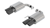 Borla 2.5in S-Type Axle-Back Exhaust w/o Valves - Black Chrome for 2018-21 Ford Mustang GT 5.0L