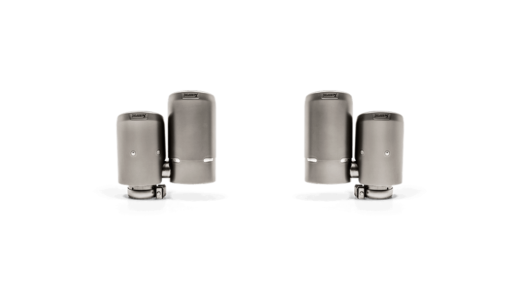 Akrapovic Tail Pipe Set (Titanium) for 2017-20 Porsche Panamera Turbo / S / GTS