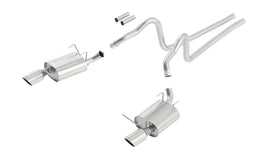 Borla Cat-Back Exhaust System S-Type For 2011-2014 Ford Mustang V6
