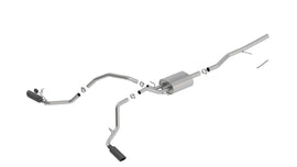 Borla ATAK Catback Exhaust w/Black Chrome Tips for 2014-18 Chevrolet Silverado / GMC Sierra 1500 5.3L V8