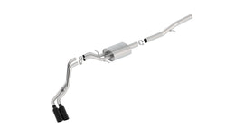 Borla ATAK Cat-Back Exhaust w/ Black Chrome Tip for 2014-18 Chevrolet Silverado / GMC Sierra 1500 6.2L V8