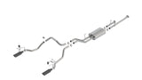 Borla Cat-Back Touring Exhaust - Black Chrome Tip for 2014-21 Toyota Tundra 4.6L/5.7L V8