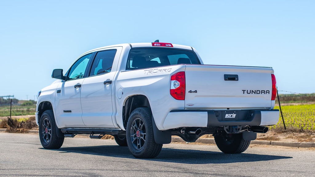 Borla Cat-Back Touring Exhaust - Black Chrome Tip for 2014-21 Toyota Tundra 4.6L/5.7L V8