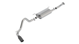 Borla S-Type SS Cat-back Exhaust - Black Chrome Tip for 16-18 Toyota Tacoma 3.5L