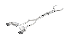 Borla S-Type Catback Exhaust System for 2016-21 Chevrolet Camaro 6.2L