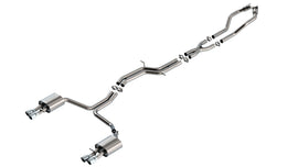 Borla S-Type Catback Exhaust for 2013-18 Audi S6 4.0L