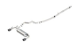 Borla Single Split Exit ATAK Catback Exhaust for 2016-18 Focus RS Turbocharged 2.3L