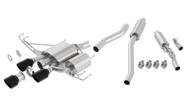 Borla ATAK Cat-Back Exhaust w/ Ceramic Black Tips for 2017-21 Honda Civic Type-R FK8