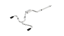 Borla SS S-Type Catback Exhaust w/Black Chrome Tips for 2015-17 Volkswagen GTI (MK7) 2.0T