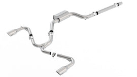 Borla SS S-Type Catback Exhaust w/Stainless Brushed Tips for 2015-17 Volkswagen GTI (MK7) 2.0T