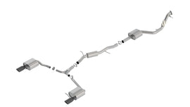 Borla S-Type Catback  Exhaust w/ Black Chrome Tip for 2017-20 Audi A4 Quattro 2.0L