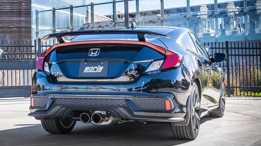 Borla S-Type 2.75in Cat-Back Exhaust System for 2017-21 Honda Civic SI 1.5L Turbo